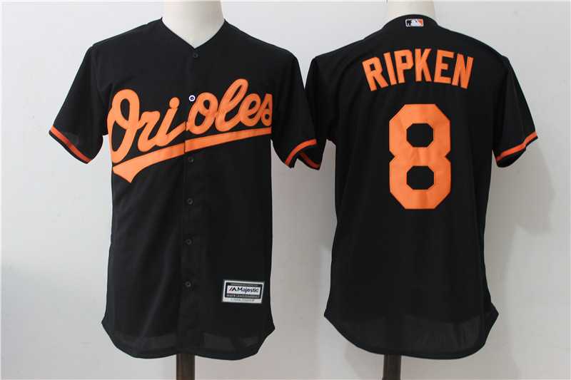 Baltimore Orioles #8 Cal Ripken Jr Black New Cool Base Jersey,We sell and wholesale Baltimore Orioles #8 Cal Ripken Jr Black New Cool Base Jersey on line form chian!